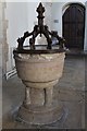 TF0226 : 13th C Font, St Andrew's. Irnham by J.Hannan-Briggs