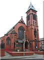 SJ7055 : St Mary's Church, Crewe: west front by Espresso Addict