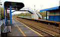 J3574 : Passenger shelters, Bridge End station, Belfast (3) by Albert Bridge