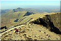 SH6054 : View from the Summit of Snowdon by Jeff Buck