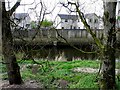 H4572 : Flood defence wall, Omagh by Kenneth  Allen