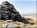 SX1480 : Granite Blocks on the Summit of Rough Tor by Tony Atkin