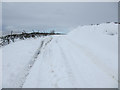 SD8074 : Deeper snow on the lane to High Birkwith by John S Turner