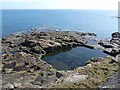 NZ3671 : Swimming pool, Table Rocks by Oliver Dixon