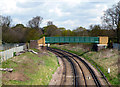 TQ2867 : Mitcham Common:  Footbridge by Dr Neil Clifton