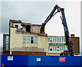 SO9198 : The demise of the Fox Hotel in Wolverhampton by Roger  D Kidd