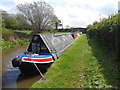 SJ3631 : Working Narrow Boat Hadar moored at Rowsons Bridge by Keith Lodge