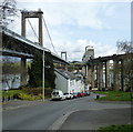 SX4358 : The Tamar Bridges, Saltash by Rob Farrow