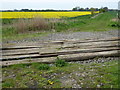 TF4406 : Primitive level crossing on the Wisbech to March railway line by Richard Humphrey