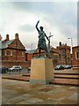 SU6300 : Sculpture of St John The Evangelist by Paul Gillett