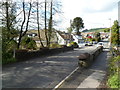 ST1289 : Aberfawr Road crosses Nant yr Aber bridge, Abertridwr by Jaggery