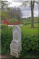 ST1177 : Milepost - St Fagans National History Museum by Stephen McKay