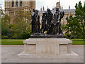 TQ3079 : The Burghers of Calais Outside The Palace of Westminster by David Dixon