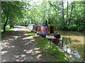 SJ4133 : Working Narrow Boat Hadar moored at Blakemere by Keith Lodge