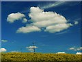 SU1671 : Clouds and blue skies over Rockley by Brian Robert Marshall