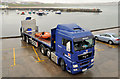 C8540 : RNLI lorry. Portrush harbour by Albert Bridge