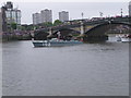 TQ2777 : Diamond Jubilee Pageant - MTB 102 at Battersea Bridge by David Hawgood