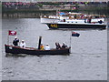 TQ2777 : Diamond Jubilee Pageant - Admiralty Steam Cutter SC438 by David Hawgood