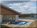 SP9313 : Almost ready - The Visitor Centre, College Lake, near Tring (April 2010) by Chris Reynolds