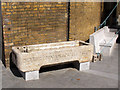 TQ4378 : Drinking trough by the Woolwich Arsenal Gatehouse by Stephen Craven