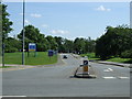 TL2272 : Hinchingbrooke hospital entrance road by JThomas