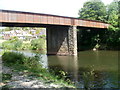 SO3701 : Former railway bridge, Usk by Jaggery