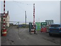 NU0052 : Site entrance to Berwick Breakwater repairs by Graham Robson