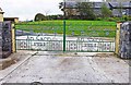 R2799 : Entrance gates to St. Cronin's National School, Carran, Co. Clare by P L Chadwick