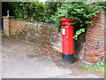 TG1906 : Colney Lane Victorian Postbox by Geographer