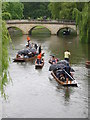 TL4458 : Summer 2012: punting in Cambridge by Christopher Hilton