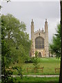 TL4458 : Cambridge: King's College Chapel in the rain by Christopher Hilton