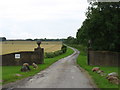 SU2980 : The driveway to Park Farm, Upper Lambourn by David Purchase