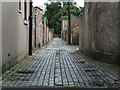 NZ1633 : Howden-le-Wear: back lane of School Street by Trevor Littlewood