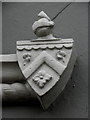 H4572 : Stone Crest of Arms, Omagh by Kenneth  Allen