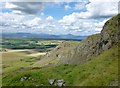 NS5985 : Crags and scree in the Corrie of Balglass by Alan O'Dowd