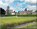 SP2422 : Bledington Flagpole by Des Blenkinsopp