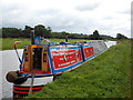 SJ9329 : Working Narrow Boat Hadar moored near Sandon, Trent & Mersey canal by Keith Lodge