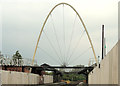 C9525 : New footbridge, Ballymoney station (1) by Albert Bridge