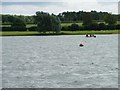 SK9407 : Fishing boat on Rutland Water by Christine Johnstone