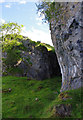 NM8946 : Limestone crag by Ian Taylor