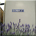 SX9372 : Old street nameplate, Dagmar Street by Robin Stott