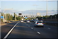 SJ9801 : M6 southbound by N Chadwick