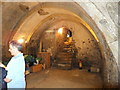 TQ9017 : Medieval Cellar under house in Mill Road, Winchelsea by PAUL FARMER