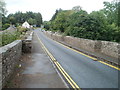 SO0727 : Narrow roadway across Lock Road Bridge, Cefn Brynich by Jaggery