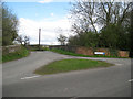 SP2185 : School Lane crosses dismantled railway by Robin Stott