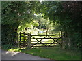 SE3644 : Entrance to the Frank Shires Meadow and Quarry by John Slater