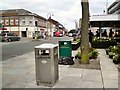 SJ9494 : New and old litter bins by Gerald England