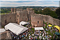 SO5074 : Ludlow Castle - Inner Bailey  by Ian Capper