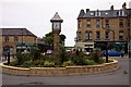 NZ6621 : Clocktower on the roundabout by Steve Daniels