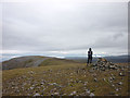 NO0482 : The western top of Carn Bhac (920m) by Karl and Ali